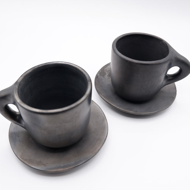 Dark as Night Cup and Saucer