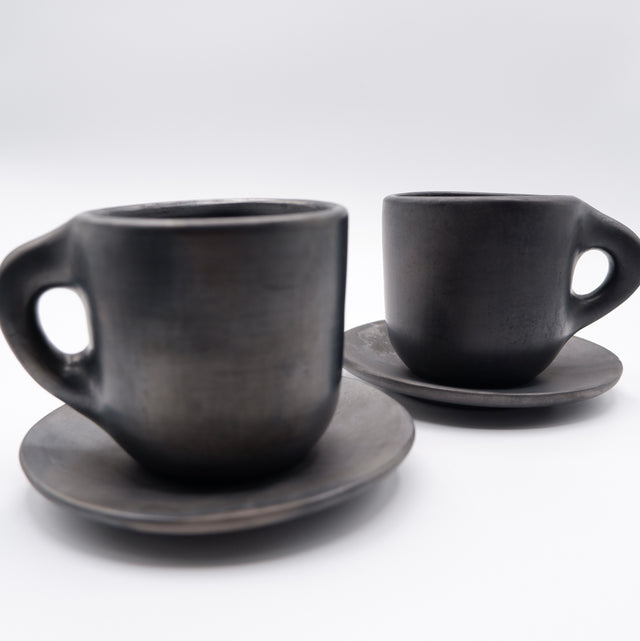 Dark as Night Cup and Saucer