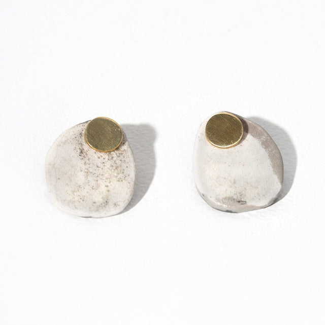 Stone Raku 2-in-1 Earrings